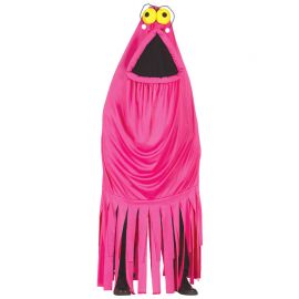 Costume da Mostro Fucsia con Frange per Uomo Costume da Mostro Fucsia con Frange per Uomo