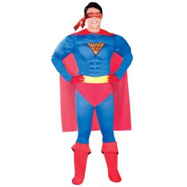 Costume da Superhero per Uomo con Mantello