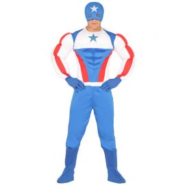 Costume da Super Star per Uomo con Maschera