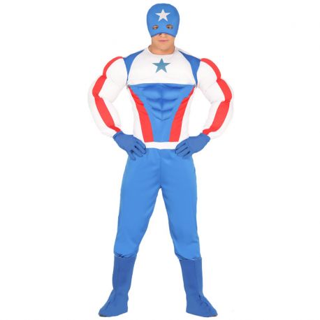 Costume da Super Star per Uomo con Maschera