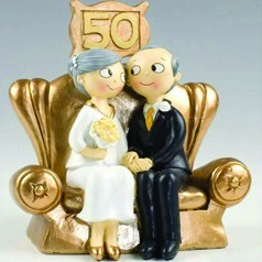 Cake Topper 50 Anni Matrimonio