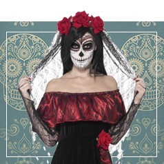 Costumi Dia de los Muertos Donne