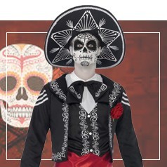 Costumi Dia de los Muertos Uomo