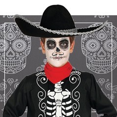 Costumi Dia de los Muertos Bambino