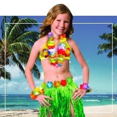 Costumi Hawaiani Bambini