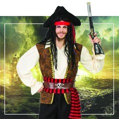 Costumi Pirati dei Caraibi Uomo