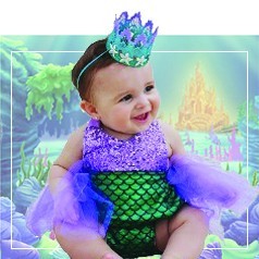 Costumi Ariel Neonato