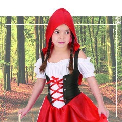 Costume da Cappuccetto Rosso Classica per bambina