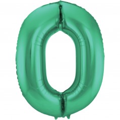 Palloncini Numeri Verde Opaco