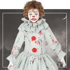 Costumi Clown Horror Bambina