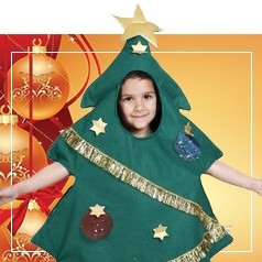 Costumi Albero di Natale per Bambini