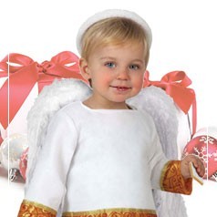 Costume da Angelo bambino/a (oro)