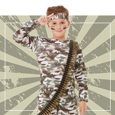 Costumi Militare Bambino