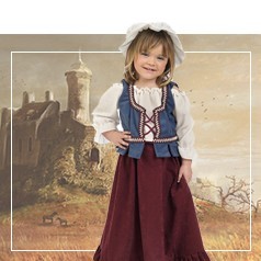 Costumi Medievale Bambina