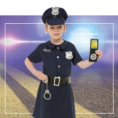 Costume Poliziotto Bambina