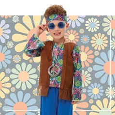 Costumi Hippie Bambino