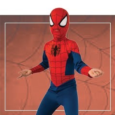 Costume Spiderman Classic vestito carnevale adulti uomo completo maschera  tuta 