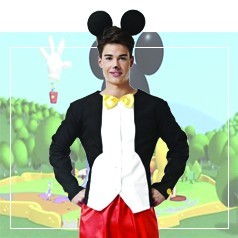 Partycolare- Costume Carnevale Bambino Topolino - Mickey Mouse 6/12 mesi