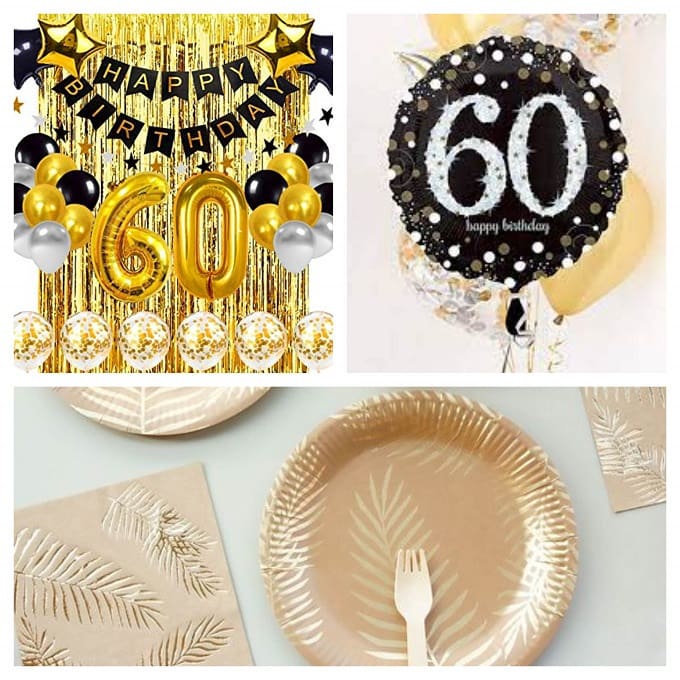 Idee Sessantesimo Compleanno - Come  Fare-Organizzare-Allestimento-Decorazioni