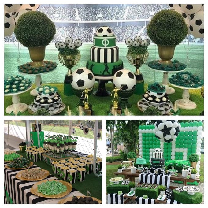 7x5ft sfondo di calcio per ragazzi festa di compleanno campo di calcio punteggio gol sport a tema torta decorazione tavolo banner fotografia sfondo photo booth | IT