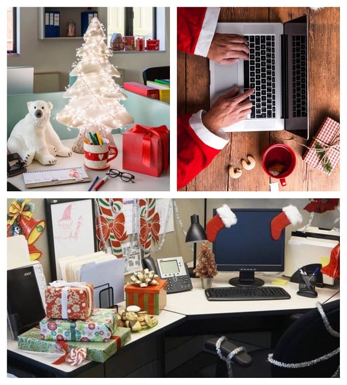 Decorazioni natale rosso e oro