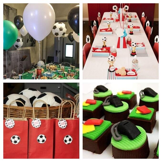 Kit di ghirlanda di palloncini da calcio da 99 pezzi / Decorazioni per feste di compleanno a