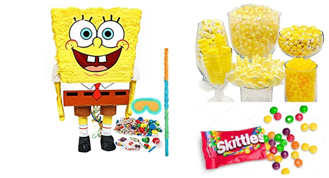 Scatoline di Spongebob fatte a mano con la nutella all'interno com…   Regalini per festa di compleanno, Regalini compleanno fai da te, Spongebob  festa di compleanno