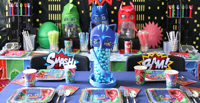 Bicchieri PJ Masks - Confezione Da 8 Pezzi Da 200 Ml Per Feste E Compleanni A Tema Super Pigiamini - Foto 2