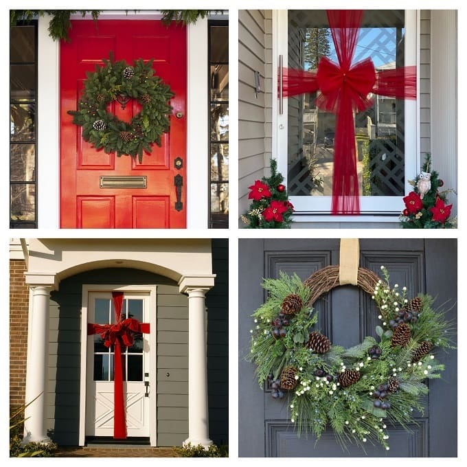 Decorazione Porta Natale Fai Da Te Idee Addobbi Natalizi per Porta Ingresso a Natale - Come Fare