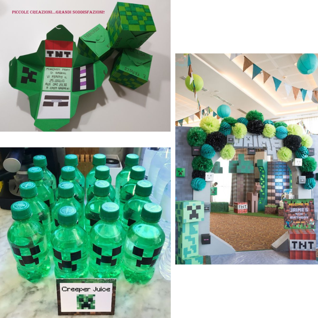 Idee per Festa a Tema Minecraft - Scopri Come Organizzare, Allestire,  Decorare