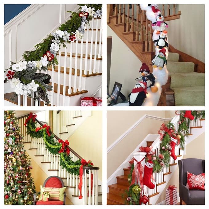 Ringhiere Scala Addobbi Scala Natale Come Addobbare la Scala per Natale - Come Fare, Allestire e Decorare
