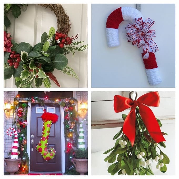 Decorazione Porta Natale Fai Da Te Idee Addobbi Natalizi per Porta Ingresso a Natale - Come Fare
