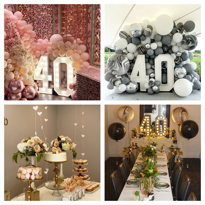 Idee Quarantesimo Compleanno - Come Fare-Organizzare-Allestimento