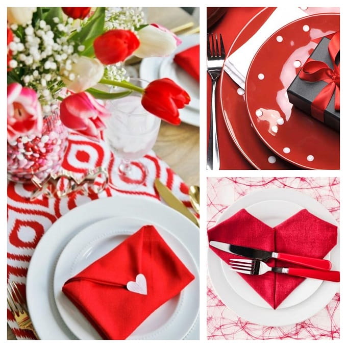 Partywind Runner Da Tavola San Valentino – 180x30 Cm – Cuori Rossi Su Fondo Chiaro – Decorazione Romantica