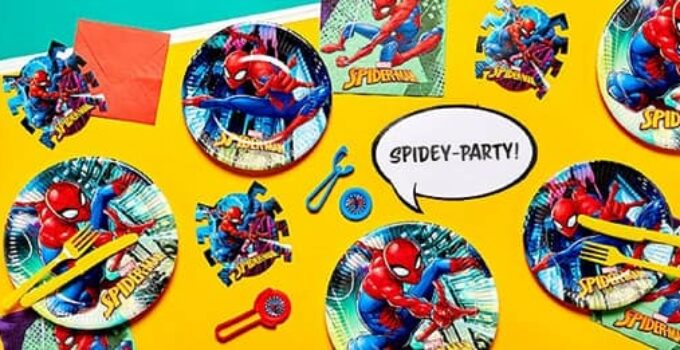 Kit Compleanno Spiderman, Allestimenti, Accessori e Palloncini