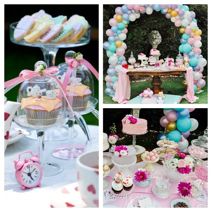 Confezione Da 60 Mini Etichette Regalo Personalizzabili: Tema Alice Nel Paese Delle Meraviglie, Shimmered Gold. Con Spago Di Iuta Incluso. Ideali Per Pacchetti E Bomboniere.