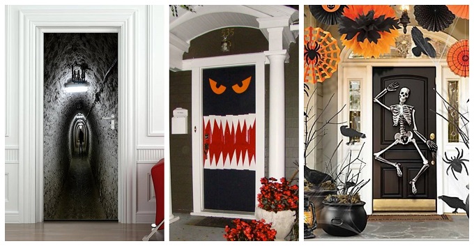 Come fare una decorazione di Halloween da appendere alla porta