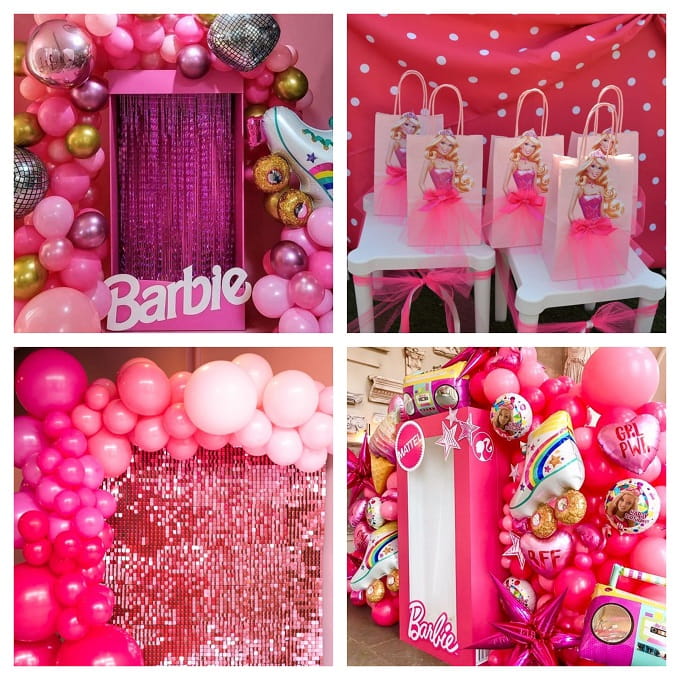 Decorazioni Barbie per compleanno a tema - Sono una ragazza Barbie