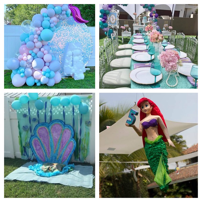 Idee Festa a Tema Sirenetta Ariel Come Organizzare Allestire Decorare