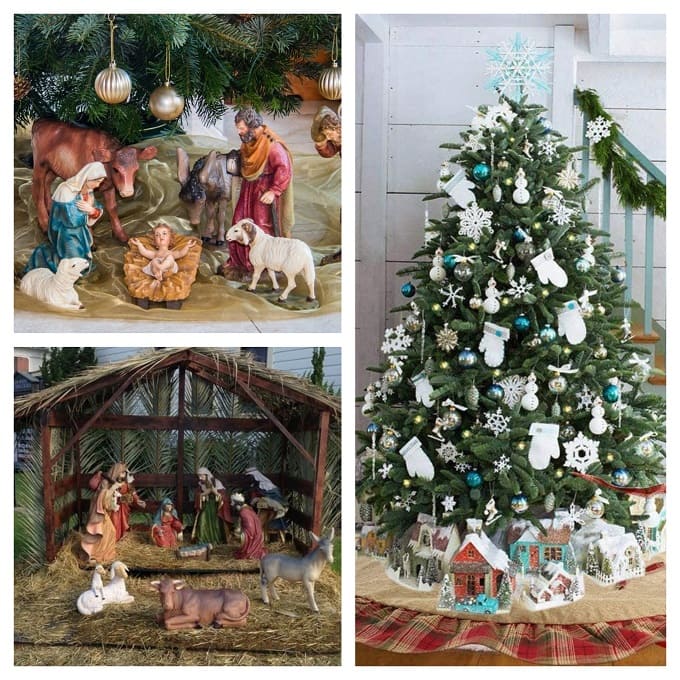 Idee Albero Di Natale Con Presepe Sotto Come Impostare un Presepe di Natale - Idee per un Presepio Fai da Te