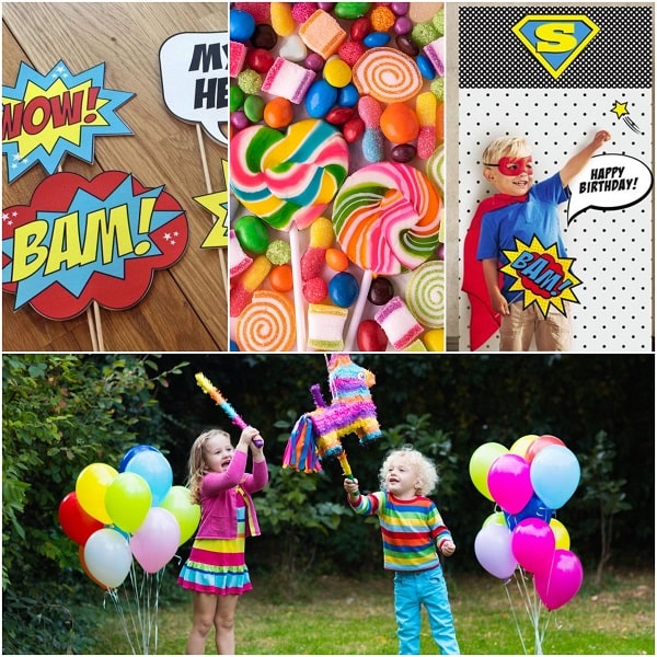 gioco per feste di compleanno giochi per bambini unicorno giochi di carnevale bandiera per interni ed esterni giorno del Ringraziamento Striscione per giochi di supereroi Natale per cantiere 