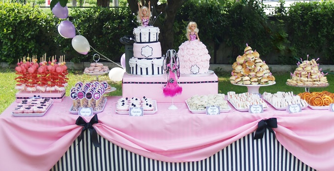 Set Decorazioni Festa Barbie Fantasy - Piatti, Tazze E Tovaglioli Per Compleanni Bambini - Foto 6