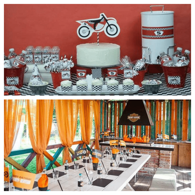 Set Stoviglie Per Feste A Tema Moto - 61 Pezzi Per Compleanno Bambini, Con Tovaglia E Tovaglioli