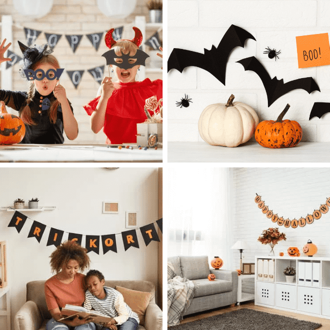 Bandiera Halloween Spaventosa | Decorazione Sanguinosa Con Garza | Per Feste E Party - Foto 2
