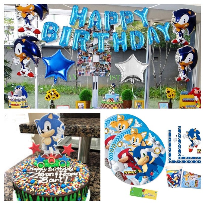 Idee Festa di Compleanno Sonic - Decorare e Addobbare con Decorazioni Fai  da Te