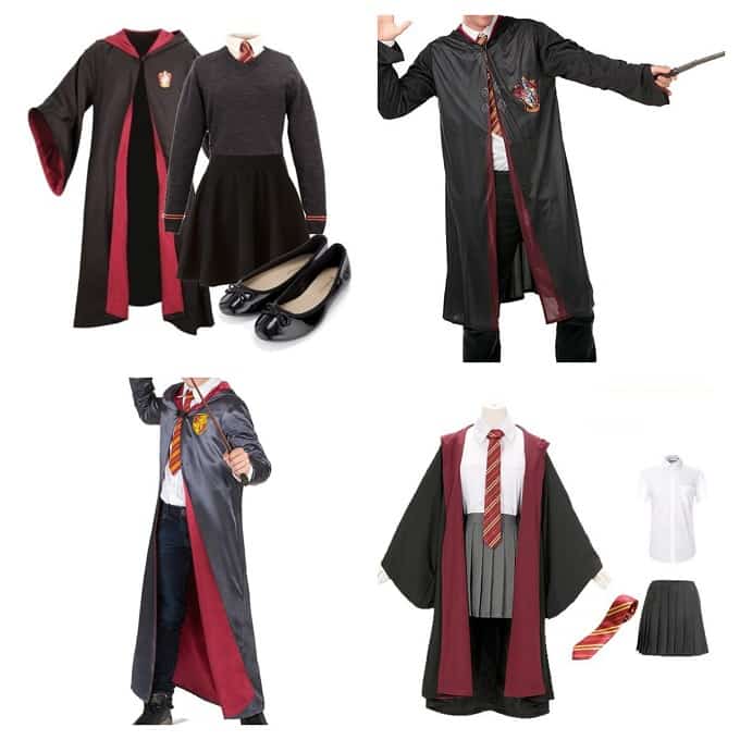 COSTUME HARRY POTTER cosplay tutti i colori vestito carnevale