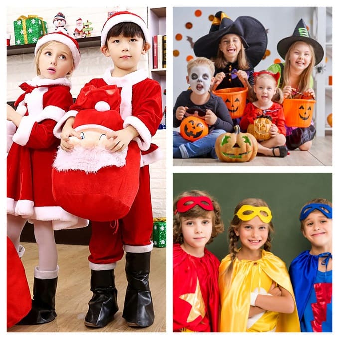 Idee Costumi per 8 Bambini e Bambine a Carnevale, Halloween e Natale